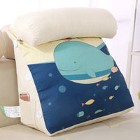 HKM-177363 Cartoon Triangle Neck Protection Pillow - Removable and Washable for Cozy Bedroom Comfort