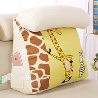 HKM-177363 Cartoon Triangle Neck Protection Pillow - Removable and Washable for Cozy Bedroom Comfort