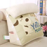 HKM-177363 Cartoon Triangle Neck Protection Pillow - Removable and Washable for Cozy Bedroom Comfort