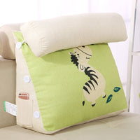 HKM-177363 Cartoon Triangle Neck Protection Pillow - Removable and Washable for Cozy Bedroom Comfort