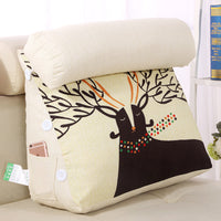 HKM-177363 Cartoon Triangle Neck Protection Pillow - Removable and Washable for Cozy Bedroom Comfort