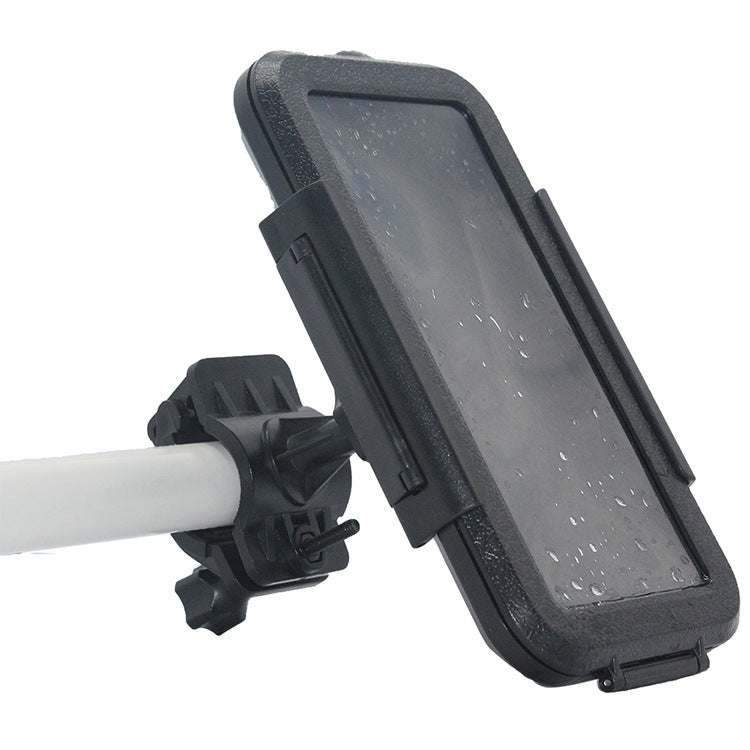 HKM-177363 Motorcycle Mobile Phone Holder with Waterproof Design and Touch Film