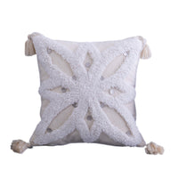 HKM-177427 Bohemian Stripe Cushion Cover with Tassels, Decorative Pillowcase for Home, Bed, Sofa, Car - 45x45cm, 30x50cm