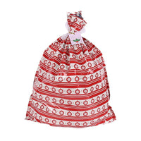 HKM-177427 Christmas Gift Drawstring Bags - Aluminum Foil, 5 Large, 8 Medium, 10 Small Pack
