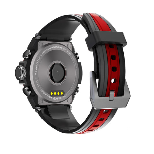 HKM-177811 Bluetooth Music Smartwatch with Heart Rate Monitor and Fitness Tracking - 1.3-inch TFT Display, Multi-Language Support, Step Counting, and Smart Reminders