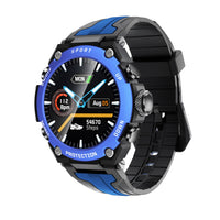 HKM-177811 Bluetooth Music Smartwatch with Heart Rate Monitor and Fitness Tracking - 1.3-inch TFT Display, Multi-Language Support, Step Counting, and Smart Reminders