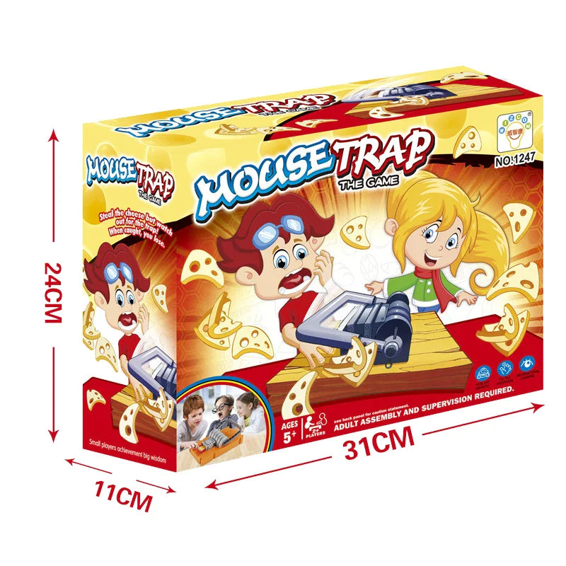 HKM-177875 Mouse Trap Toy Game for Kids - Educational Trick Game for Ages 3+