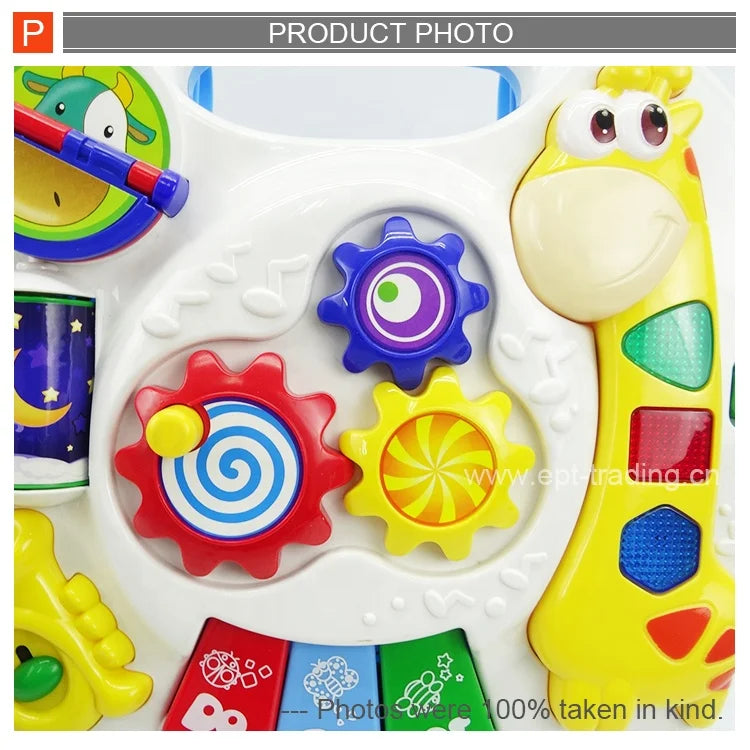 Musical Learning Activity Table for Babies and Toddlers, Ages 2-7