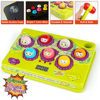 HKM-178259 Interactive Whack-a-Mole Counting Game with 2 Soft Hammers for Kids