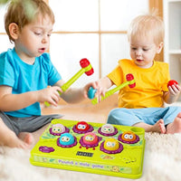HKM-178259 Interactive Whack-a-Mole Counting Game with 2 Soft Hammers for Kids