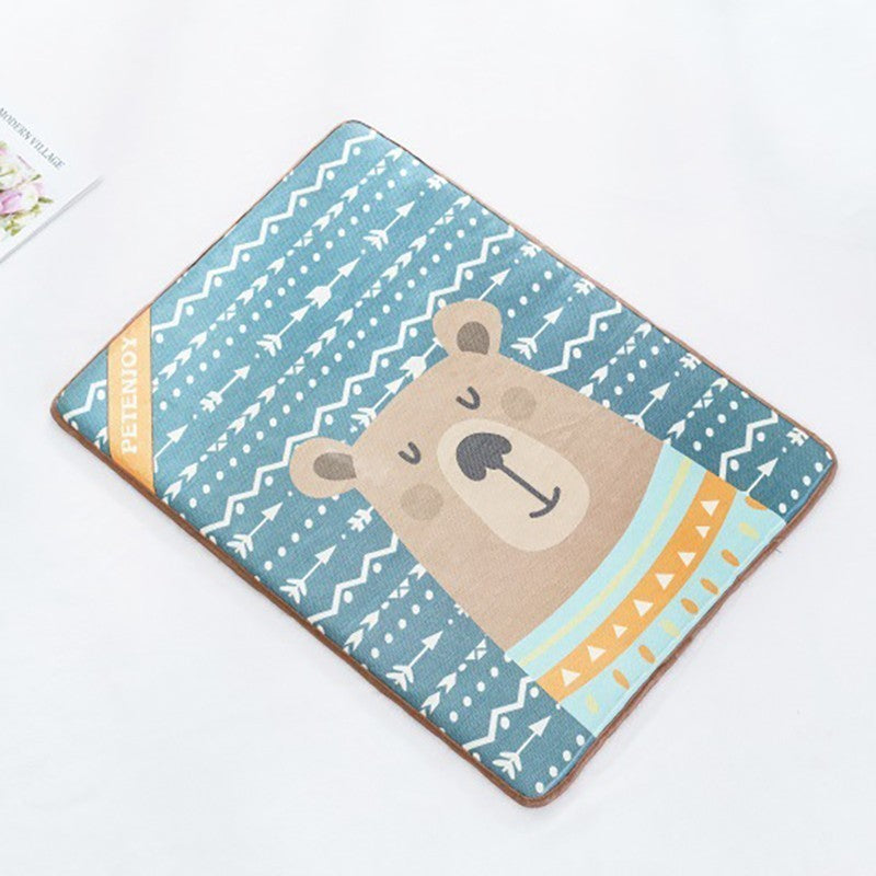 HKM-178259 Spring and Summer Pet Seat Cushion Mat - Multiple Sizes Available for Small to Extra Large Pets