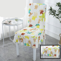 HKM-178515 Universal Stretch Polyester Chair Cover - Modern Simple Design, Various Patterns Available
