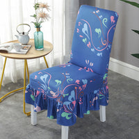 HKM-178515 Universal Stretch Polyester Chair Cover - Modern Simple Design, Various Patterns Available