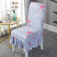 HKM-178515 Universal Stretch Polyester Chair Cover - Modern Simple Design, Various Patterns Available