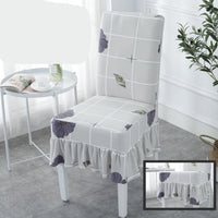 HKM-178515 Universal Stretch Polyester Chair Cover - Modern Simple Design, Various Patterns Available