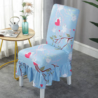 HKM-178515 Universal Stretch Polyester Chair Cover - Modern Simple Design, Various Patterns Available