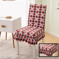 HKM-178515 Universal Stretch Polyester Chair Cover - Modern Simple Design, Various Patterns Available