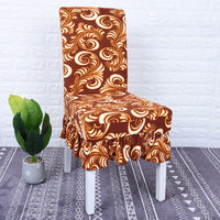 HKM-178515 Universal Stretch Polyester Chair Cover - Modern Simple Design, Various Patterns Available