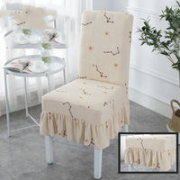 HKM-178515 Universal Stretch Polyester Chair Cover - Modern Simple Design, Various Patterns Available