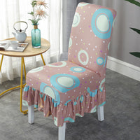 HKM-178515 Universal Stretch Polyester Chair Cover - Modern Simple Design, Various Patterns Available