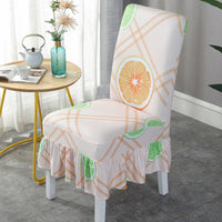 HKM-178515 Universal Stretch Polyester Chair Cover - Modern Simple Design, Various Patterns Available