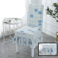 HKM-178515 Universal Stretch Polyester Chair Cover - Modern Simple Design, Various Patterns Available