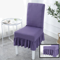 HKM-178515 Universal Stretch Polyester Chair Cover - Modern Simple Design, Various Patterns Available