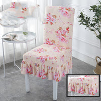 HKM-178515 Universal Stretch Polyester Chair Cover - Modern Simple Design, Various Patterns Available
