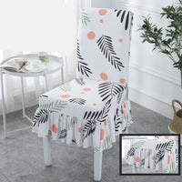 HKM-178515 Universal Stretch Polyester Chair Cover - Modern Simple Design, Various Patterns Available
