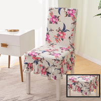 HKM-178515 Universal Stretch Polyester Chair Cover - Modern Simple Design, Various Patterns Available