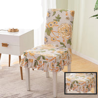 HKM-178515 Universal Stretch Polyester Chair Cover - Modern Simple Design, Various Patterns Available