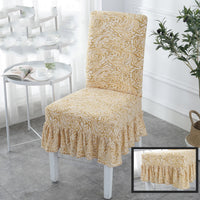 HKM-178515 Universal Stretch Polyester Chair Cover - Modern Simple Design, Various Patterns Available