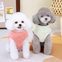 HKM-178707 Thermal Plaid Vest for Pets in Yellow, Green, and Lotus Root Starch - Multiple Sizes Available