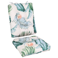HKM-178835 Waterproof Rocking Chair Cushion Set - Upper & Lower Back Support, Non-Slip Ties, Oxford Cloth, Polyester Filling, Comfortable for Indoor & Outdoor Use