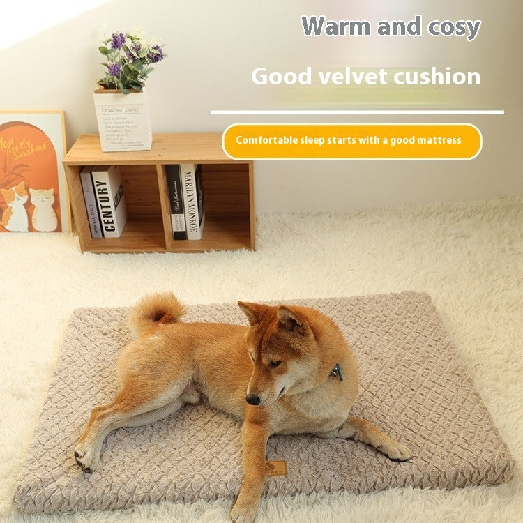 HKM-178835 Winter Piece Pet Bed For Cats And Dogs Warm Plush