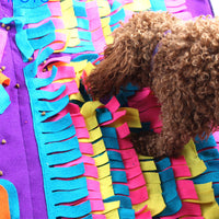 HKM-178899 Removable Splicing Colorful Dog Sniffing And Foraging Mat