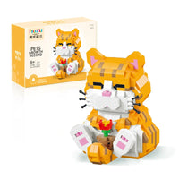 HKM-179027 DIY Cartoon Animal Assembly Toy Set - 3D Building Blocks for Creative Kids Ages 8+