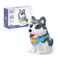 HKM-179027 DIY Cartoon Animal Assembly Toy Set - 3D Building Blocks for Creative Kids Ages 8+