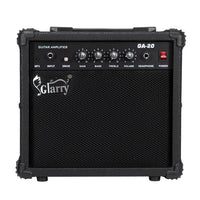 HKM-179155 20W Portable Electric Guitar Amplifier with VOLUME, TREBLE, BASS, and MIDDLE Controls for Easy Sound Adjustment