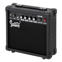 HKM-179155 20W Portable Electric Guitar Amplifier with VOLUME, TREBLE, BASS, and MIDDLE Controls for Easy Sound Adjustment