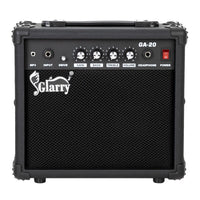 HKM-179155 20W Portable Electric Guitar Amplifier with VOLUME, TREBLE, BASS, and MIDDLE Controls for Easy Sound Adjustment