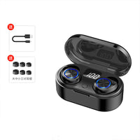 HKM-179347 TW80 Bluetooth Headset with LED Display, Smart Touch, and Automated Pairing
