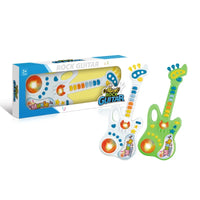 HKM-179411 Electric Cartoon Musical Guitar Toy for Kids - Educational Handbell Instrument, 20 Sounds for Ages 2 and Up