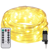 HKM-179411 Warm White 20m LED Light Rope with 480 LEDs - Flexible, Remote Control, Indoor & Outdoor Use