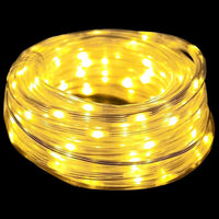 HKM-179411 Warm White 20m LED Light Rope with 480 LEDs - Flexible, Remote Control, Indoor & Outdoor Use