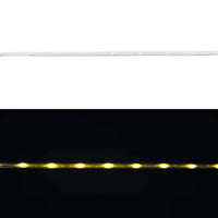 HKM-179411 Warm White 20m LED Light Rope with 480 LEDs - Flexible, Remote Control, Indoor & Outdoor Use