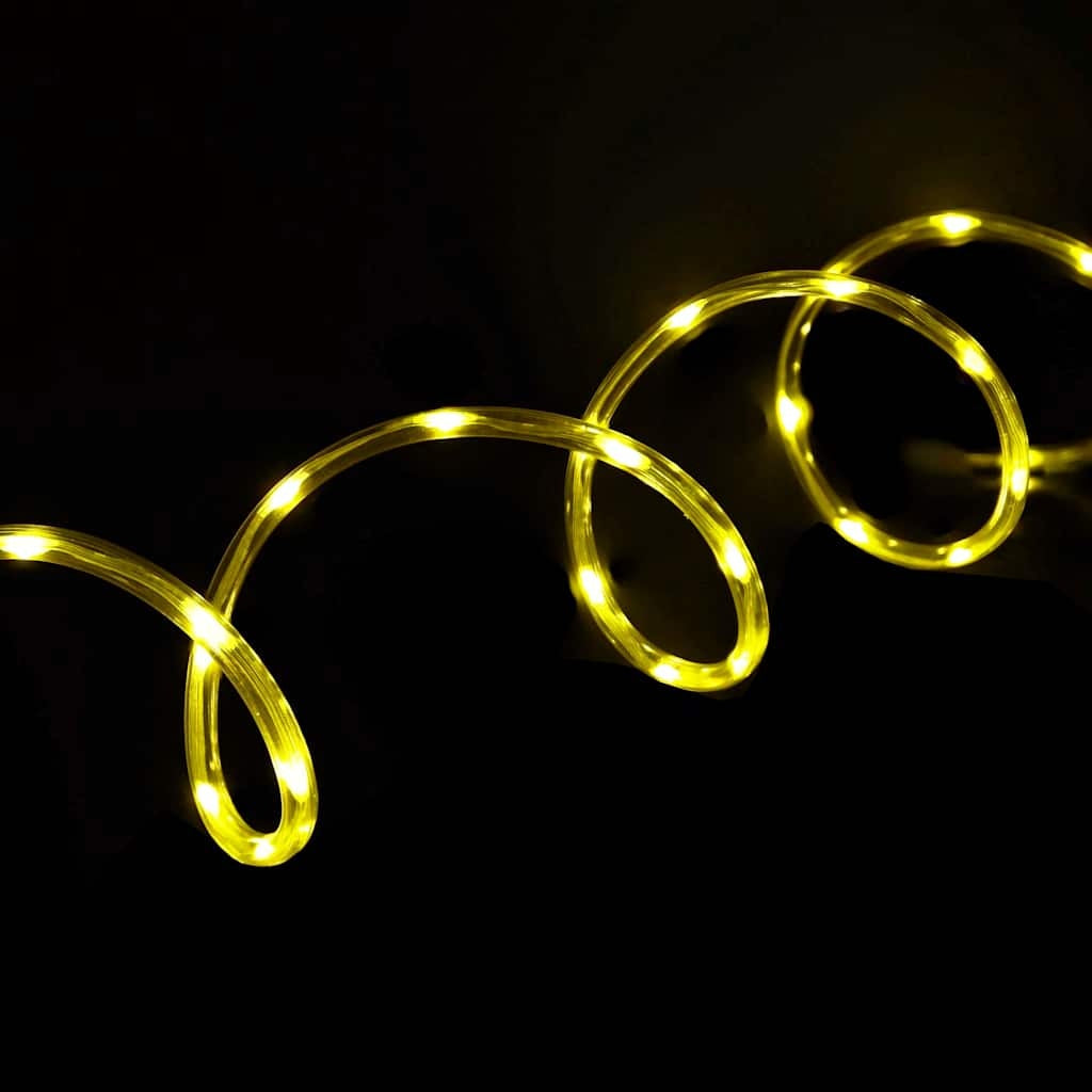 HKM-179411 Warm White 20m LED Light Rope with 480 LEDs - Flexible, Remote Control, Indoor & Outdoor Use