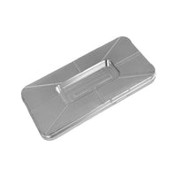 HKM-179539 Aluminium Alloy Phone Case for iPhone - Silver Gray Cartoon & DIY Design