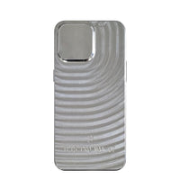 HKM-179539 Aluminium Alloy Phone Case for iPhone - Silver Gray Cartoon & DIY Design