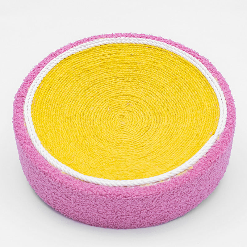 HKM-179603 Large Corrugated Cat Scratch Board & Paper Bowl for Claw Grinding and Sleeping